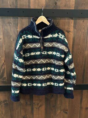 Nuevo Americana 100% Men’s Wool Sweater